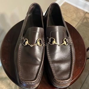 Brown Gucci Driver Loafer